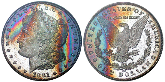 1881 CC Morgan Dollar