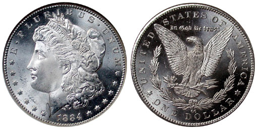 1884-CC Morgan Dollar